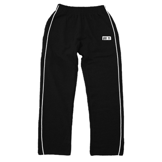 BLACK FLIGHT MODE SWEATPANTS