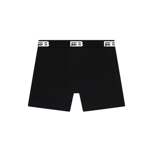 BB BLACK LOGO BOXERS