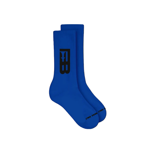 BB BLUE LOGO SOCKS