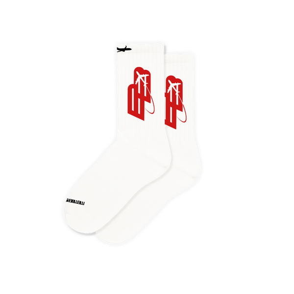 AirborneCrew Socks - White