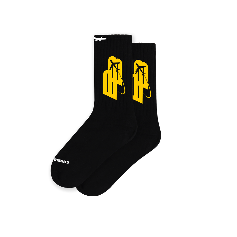 AirborneCrew Socks - Black